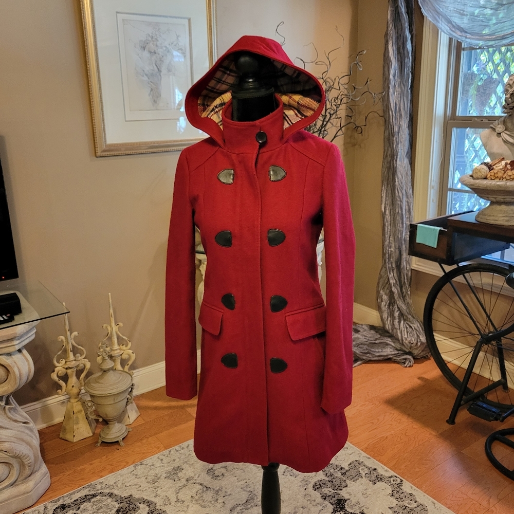 Tommy Hilfiger Wool Blend Pea Coat Designer